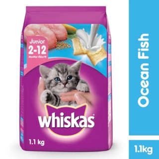 THỨC ĂN WHISKAS JUNIOR DÀNH CHO MÈO NHỎ TÚI 1.1KG