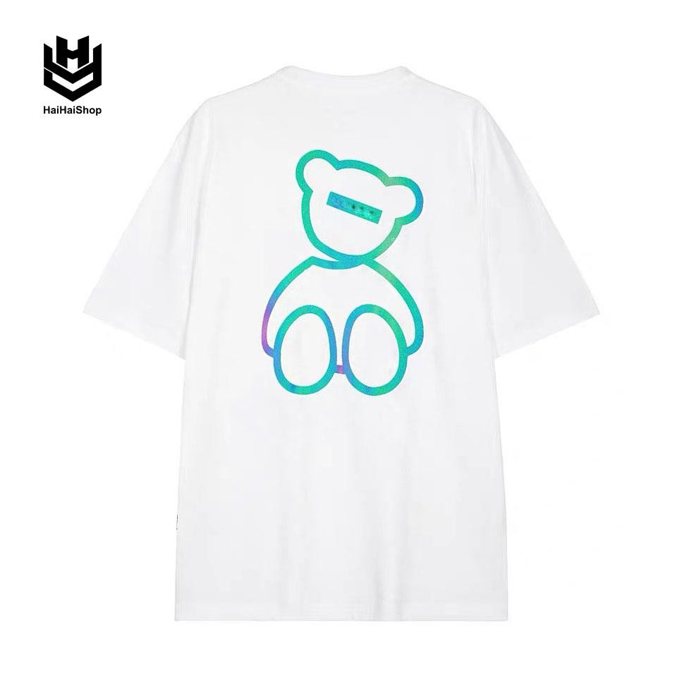 Áo Thun Phản Quang Gấu LilBear Cotton 75% Form Rộng Unisex Nam Nữ Rẻ Đẹp TATO CLOTHING