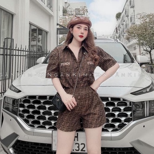 Set chân váy kaki thêu chữ nắp túi chân váy chữ a họa tiết NN110