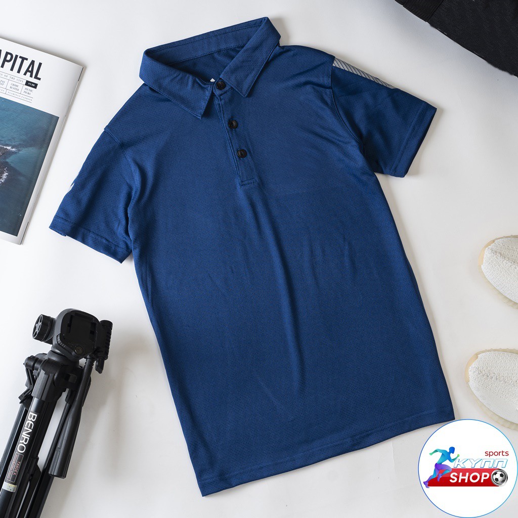 Áo nam vải thun thông hơi có cổ thời trang mã KA09 phom 40-75kg kynn shop | BigBuy360 - bigbuy360.vn