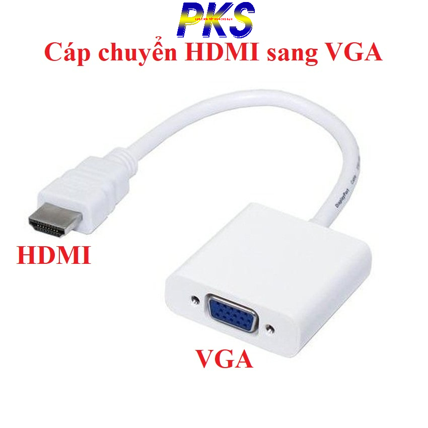 Dây chuyển đổi HDMI to VGA hỗ trợ Full HD