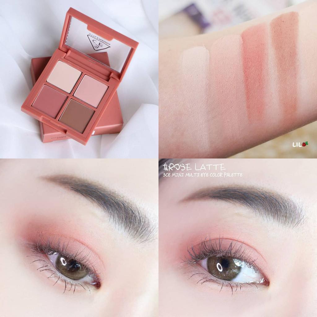 Phấn mắt 3CE MINI MULTI EYE COLOR PALETTE-𝗕𝗿𝗼𝘄𝗻 𝗥𝘂𝗺