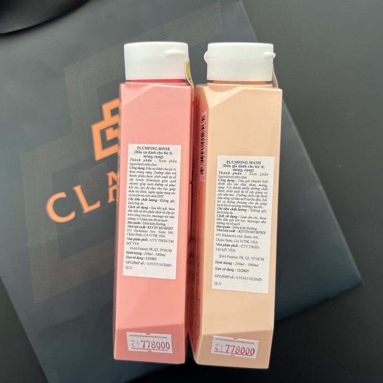 Combo Dầu Gội &amp; Dầu Xả Kevin Murphy Plumping
