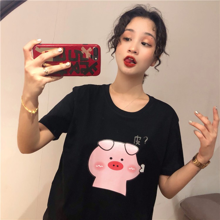 Áo thun unisex tay lỡ form rộngAH1485 dành cho nam nữ họa tiết thời trang