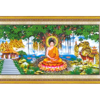 Tranh thêu PHẬT THÍCH CA A1191_100×55cm (chưa thêu)
