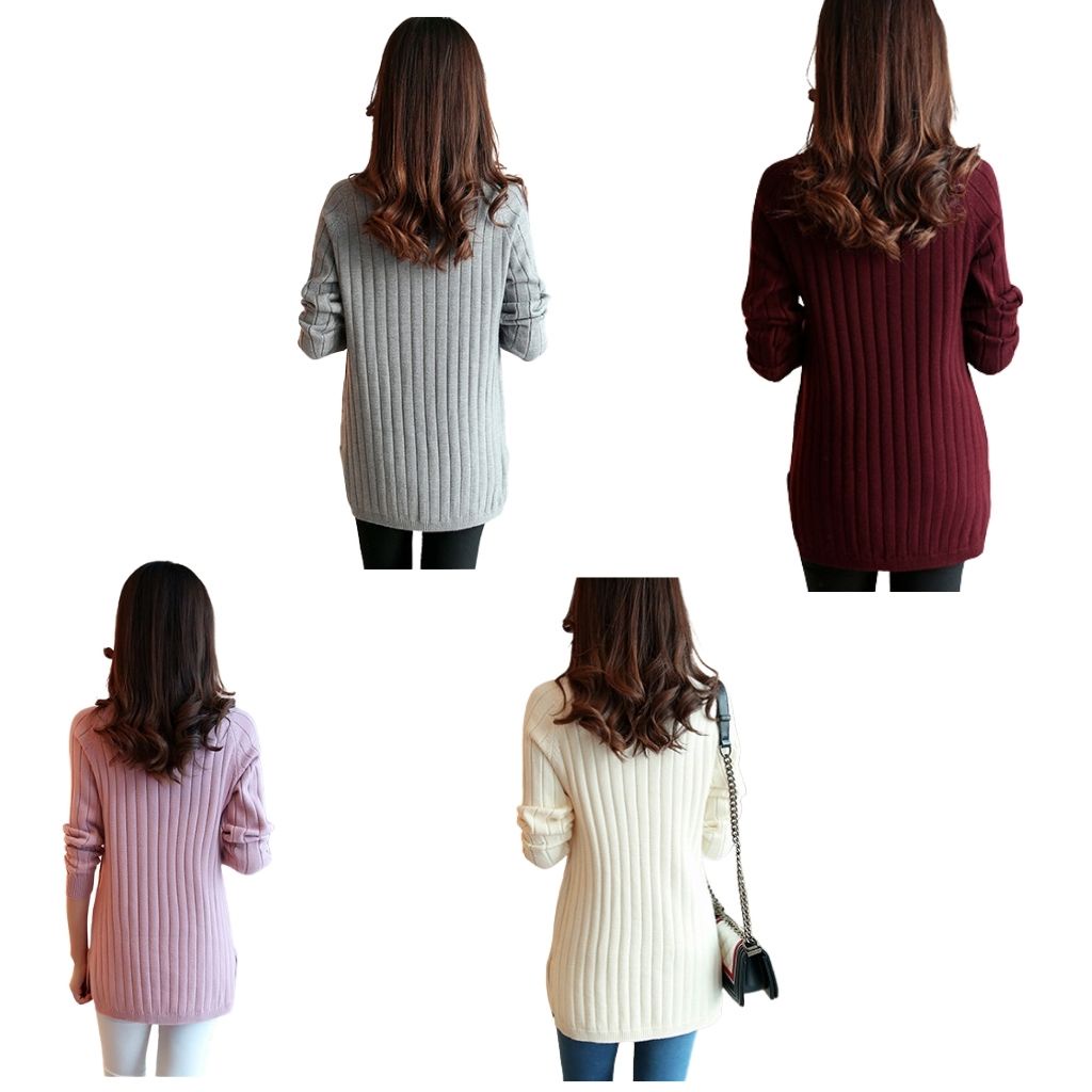 Áo len nữ hàn quốc cổ lọ from rộng đẹp ALD001 | BigBuy360 - bigbuy360.vn