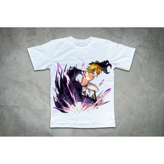 Áo thun in hình Meliodas ấn thú hình Rồng