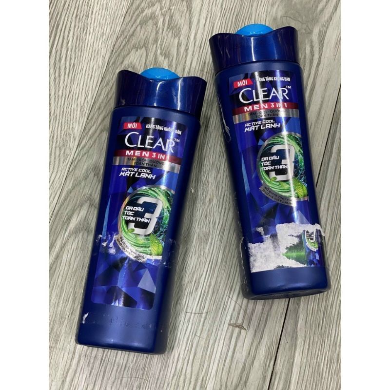 140g - Dầu tắm, gội Clear men 3in1 (HKM)