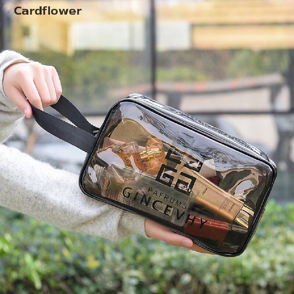 Túi Đựng Mỹ Phẩm Trong Suốt Có Khóa Kéo Tiện Lợi