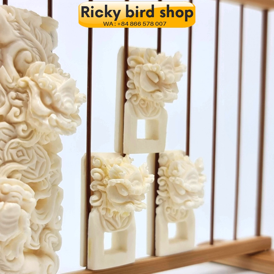 Phụ kiện lồng chim Puteh - Thiết kế Qillin 3D