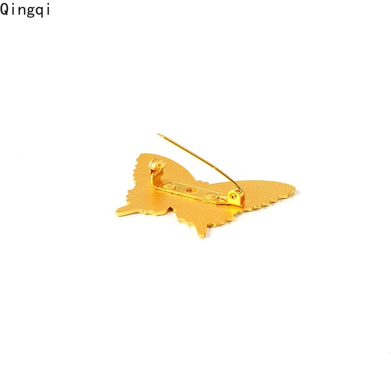 Ghim cài áo Miss Zoe hình bươm bướm hoạt họa nhiều màu tùy chọn cá tính