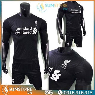 Quần Áo Bóng Đá Liverpool Đen Thủ Môn - Đồ Đá Banh Thể Thao Nam Nữ Mới Đẹp