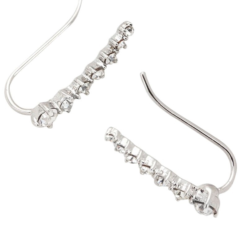 Khuyên tai đính đá pha lê thời trang dành cho nữ