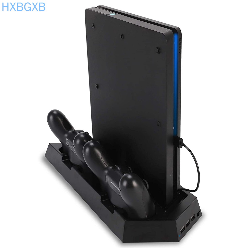 Đế Sạc Đứng Có Quạt Tản Nhiệt Cho Tay Cầm Chơi Game Ps4Pro / Ps4Slis / Ps4