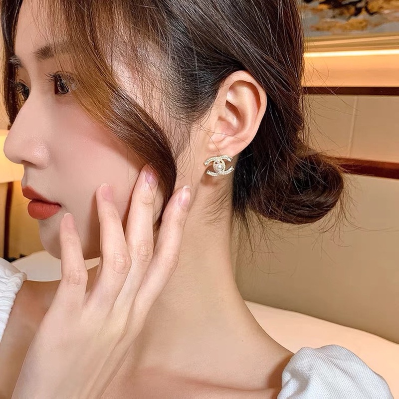 Bông Tai Mạ Bạc 925 Đính Ngọc Trai Nhân Tạo Thiết Kế Mới Thời Trang Dành Cho Nữ 2022