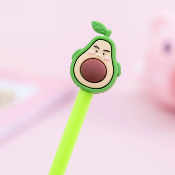 Bút Gel Mực Nước Bút nước Hình Trái Bơ Mực Đen đẹp dễ thương siêu cute Nhiều Mẫu giá rẻ