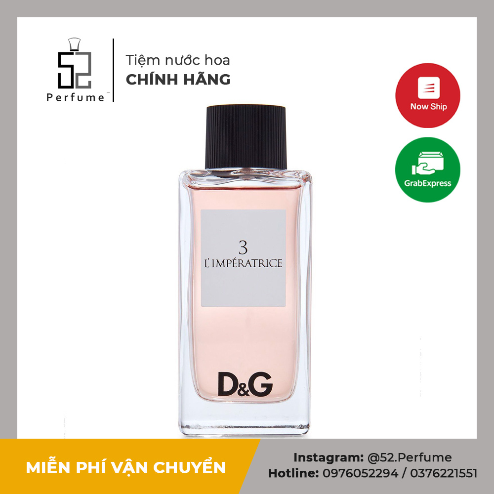 [MẪU THỬ] Nước hoa Nữ DG 3 mùa hè tươi mát - 52.Perfume
