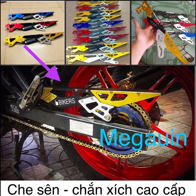 CHẮN XÍCH CHE SÊN EXCITER / WINNER / BIKER X1R RCB NHÔM CNC