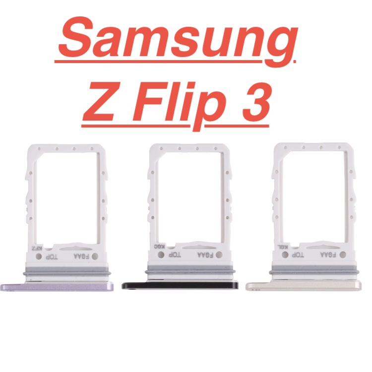 Khay đựng sim SAMSUNG Z Flip 3 miếng khay chứa thẻ nhớ ổ bắt sim sóng linh phụ kiện điện thoại thay thế hư rớt