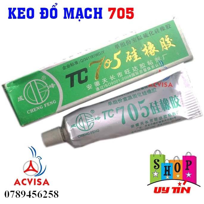 KEO ĐỔ MẠCH 705 VỎ MÀU XANH (Dùng cho điện lạnh)