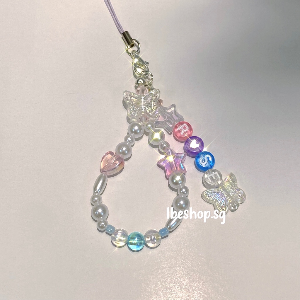 Dây treo điện thoại Blink Blink Phone Strap gắn chữ theo yêu cầu