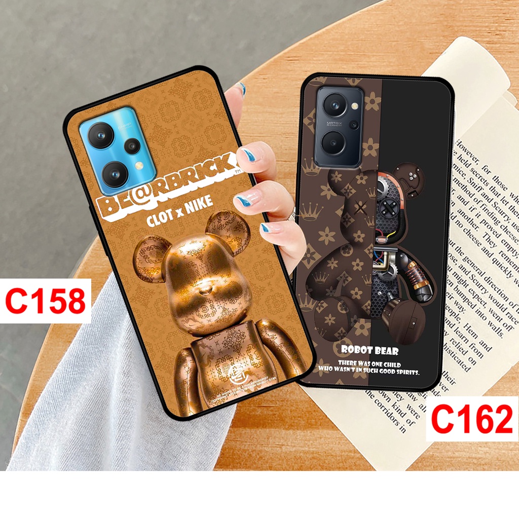 Ốp lưng Realme 9i - Realme 9 Pro in hình gấu bearbrick thời trang . ốp realme 9i rẻ bền đẹp.