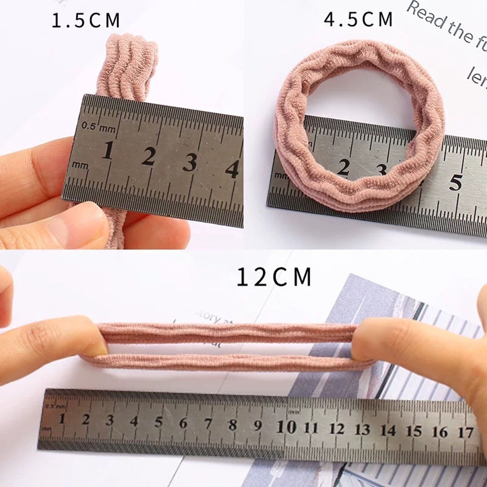 Bộ 5 dây buộc tóc kiểu Hàn Quốc