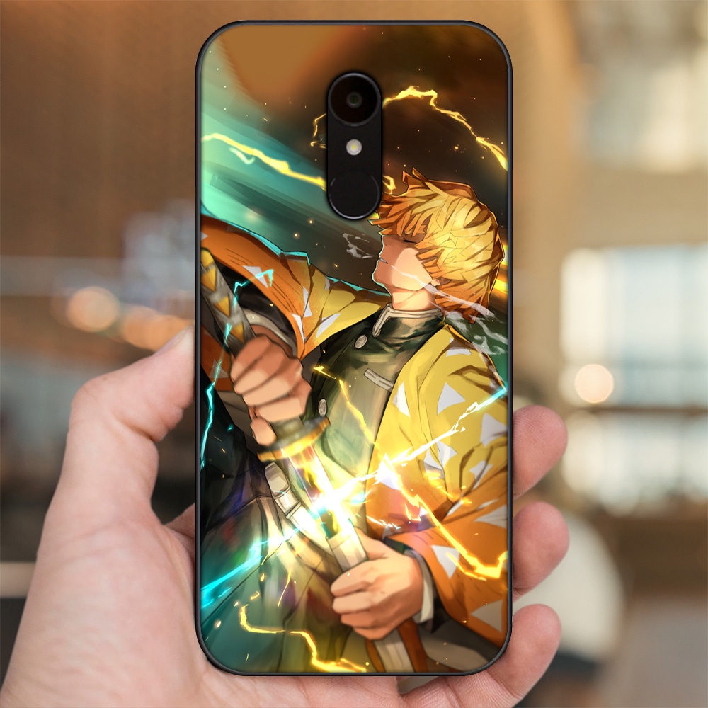 Ốp lưng Xiaomi Redmi 5 viền đen in hình Zenitsu Kimetsu no Yaiba