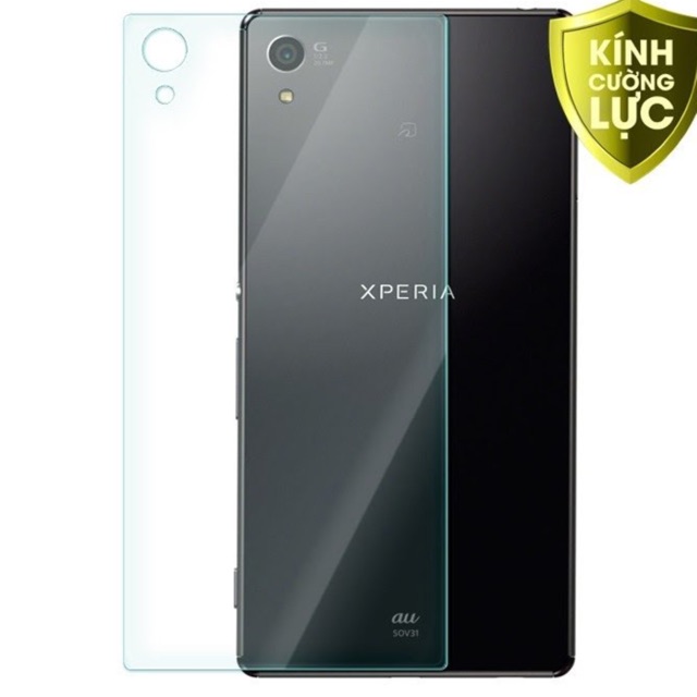 Kính cường lực mặt sau cho Sony Z4 trong suốt