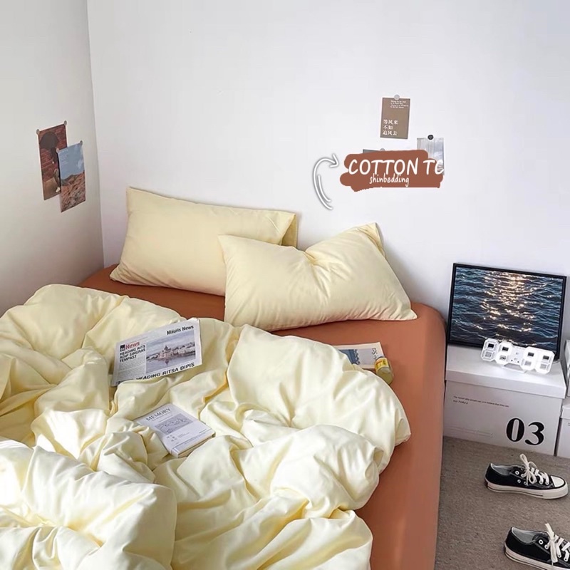 Set Bộ Vỏ Chăn Ga Gối Cotton TC Mới Nhất _shinbedding