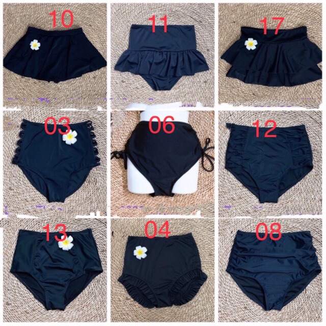 Quần Bơi/ Quần Tập/ Thể Thao Màu Đen Lẻ Bikini Nữ | BigBuy360 - bigbuy360.vn