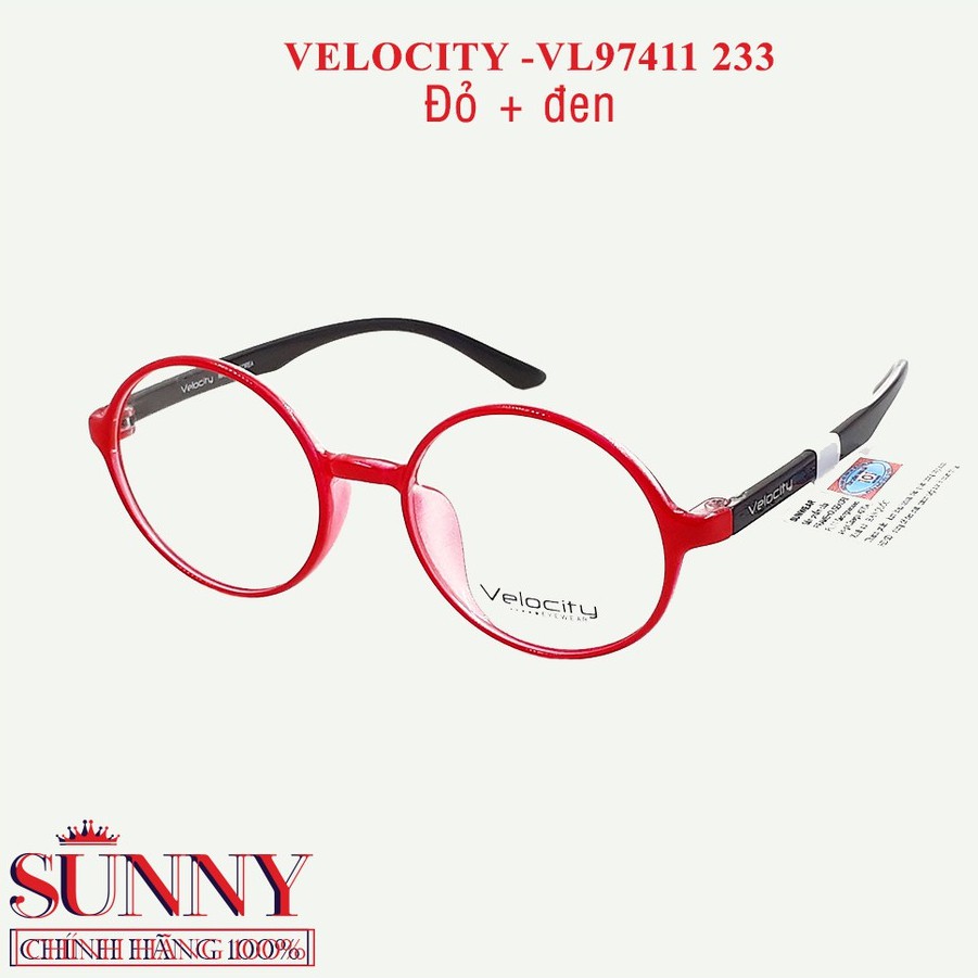 Gọng kính nam nữ thời trang Velocity VL97411 nhiều màu chính hãngg