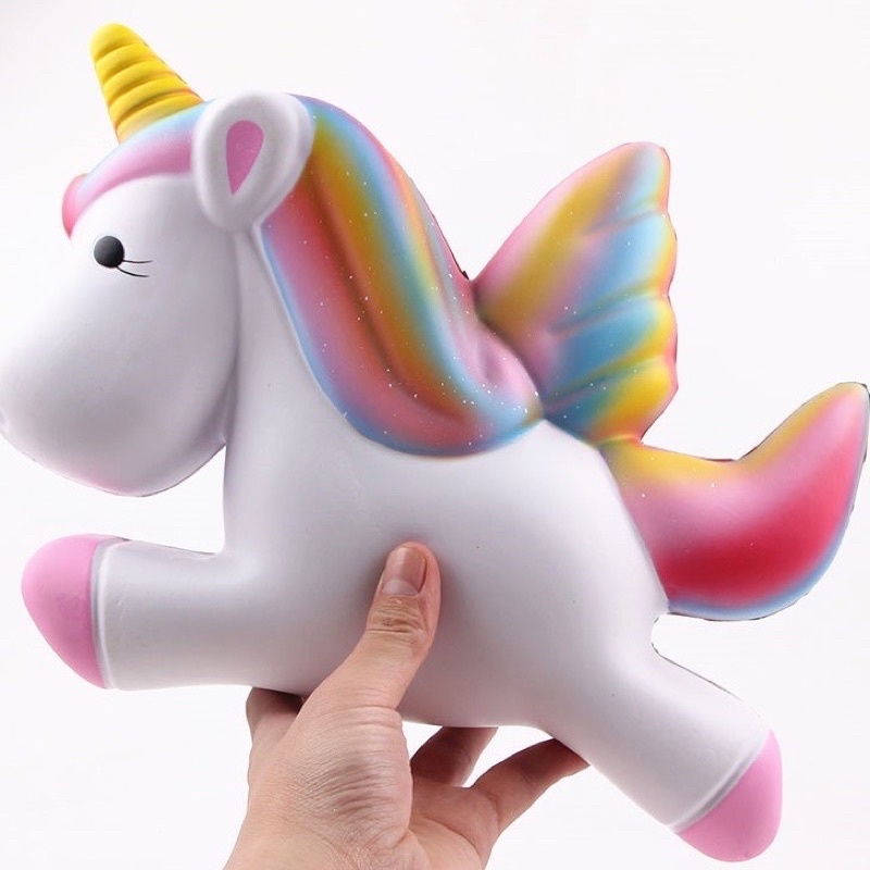 [30CM-ĐẠI KHỔNG LỒ] Squishy NGỰA BAY PONY siêu mềm dẻo Đẹp Đại Khổng Lồ Chính Hãng