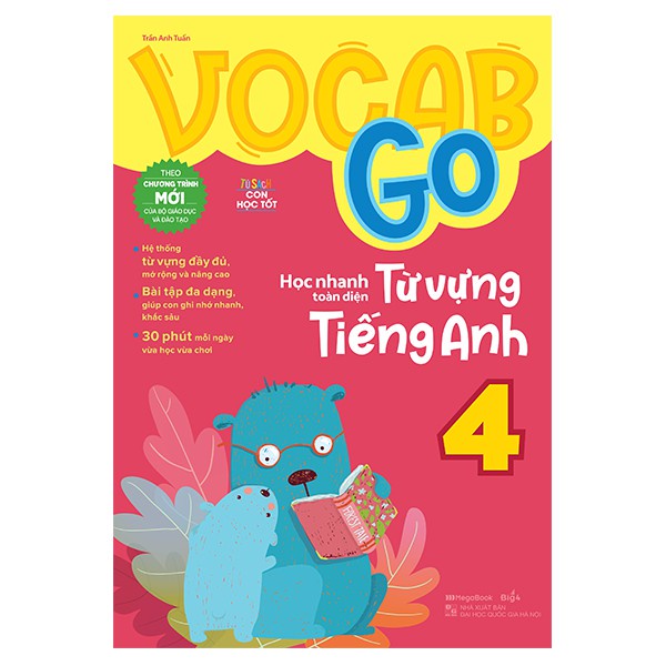 Sách - Vocab Go Học nhanh toàn diện từ vựng Tiếng Anh 4 MEGATH9524