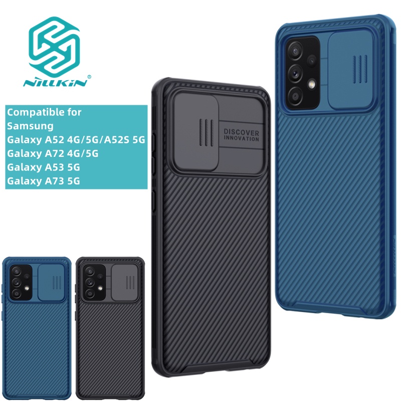 Ốp Điện Thoại Nillkin Bằng PC TPU Cứng Có Nắp Trượt Bảo Vệ Camera Cho Samsung Galaxy A53 5G A73 5G A52 A72 4G A52S 5G