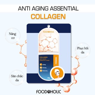 Mặt Nạ Dưỡng Da Foodaholic Collagen Hàn Quốc- Chính Hãng- Hàng Có Sẵn