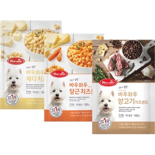 Snack bowwow cheese ball phô mai viên 3 vị cho chó -