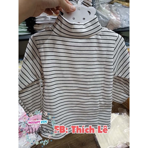 Áo len tăm cổ lọ cho bé trai bé gái 6-16kg