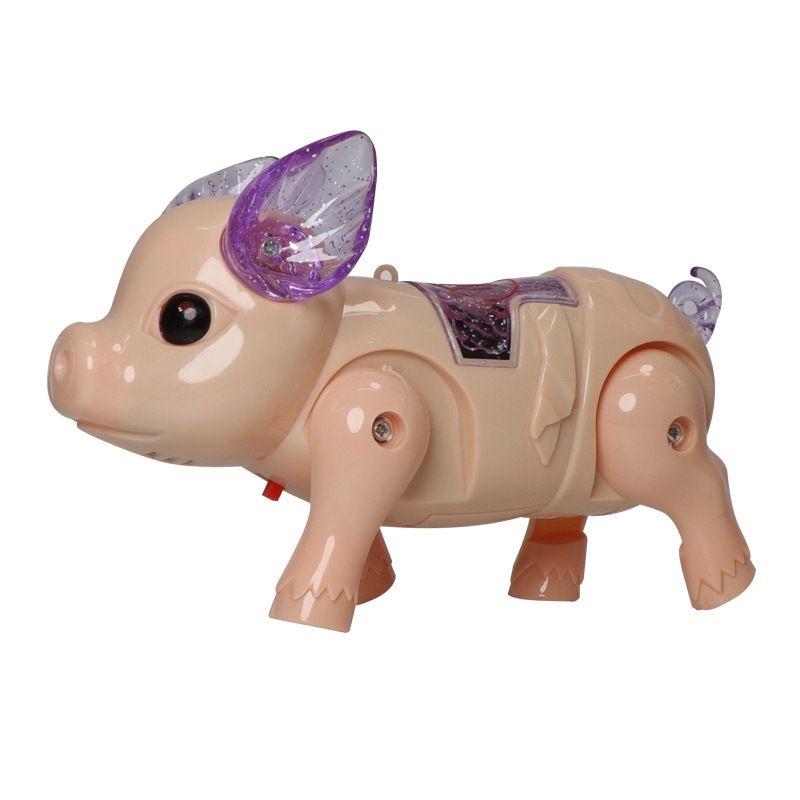 Lợn, ngựa poly đồ chơi biết đi, có nhạc có đèn