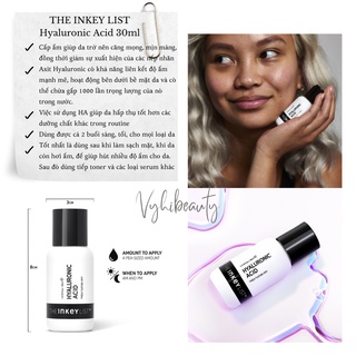 Serum The Inkey List Hyaluronic Acid 2% dưỡng ẩm thần thánh