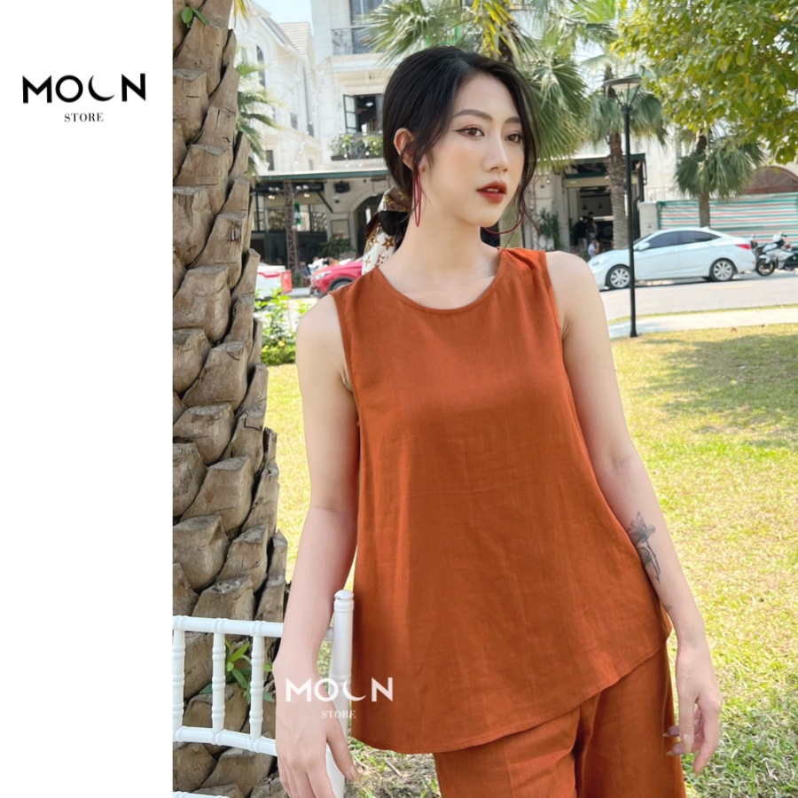 Áo đũi nữ cổ tròn chất mềm, mịn tay áo sát nách siêu mát MA147 MoonStore | BigBuy360 - bigbuy360.vn