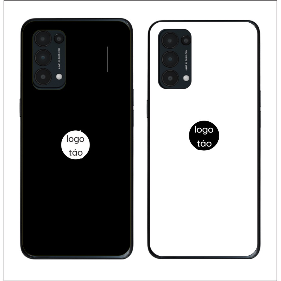 Ốp ép kính nano chống bể Oppo Reno 5 4G / 5G / Reno 6z 5g / Reno 4 / 4 pro giả kiểu i.p.h.o.n.e