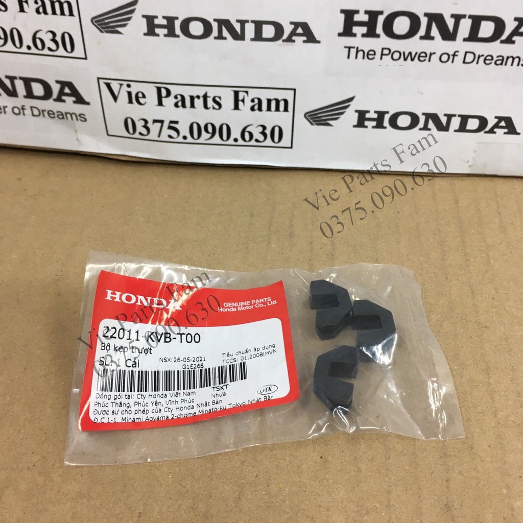 Bộ kẹp trượt nồi AB110, Click 110, Lead 110, Vision, hàng din Honda mới 100%