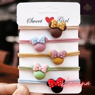 Dây buộc tóc mickey kamina - buộc tóc hình mickey dễ thương cho nữ