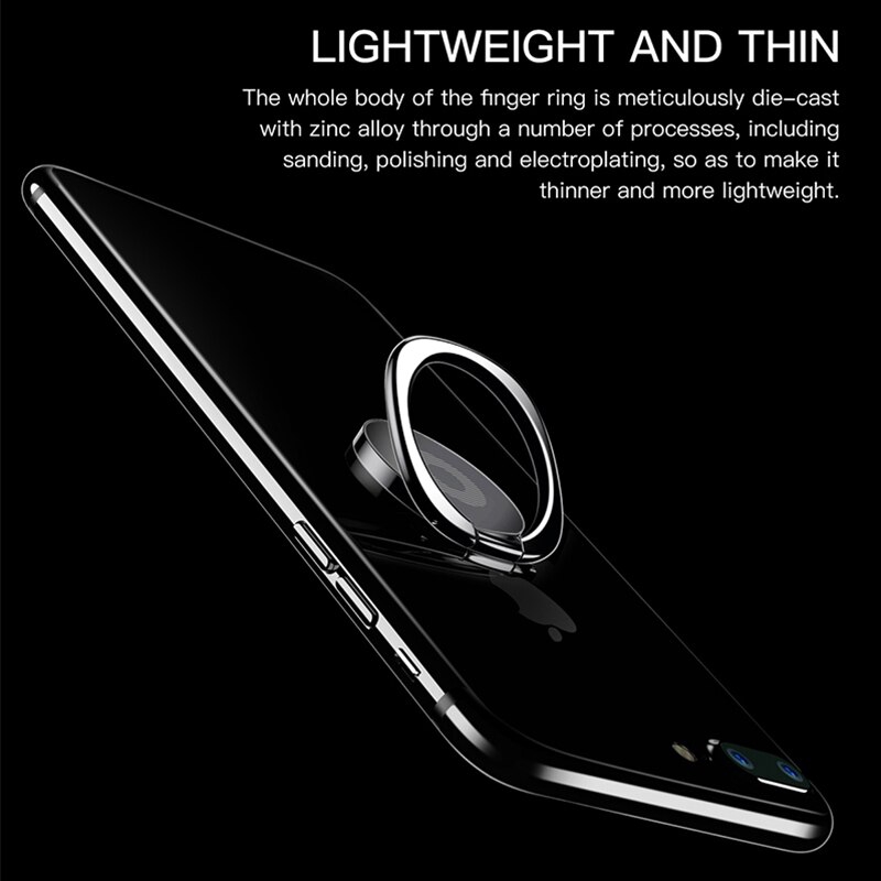 Vòng đỡ điện thoại Baseus đeo ngón tay có từ tính gắn xe hơi cho IPhone Samsung