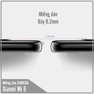 Miếng dán Camera viền màu cho Xiaomi Mi 9 / Mi 9 SE