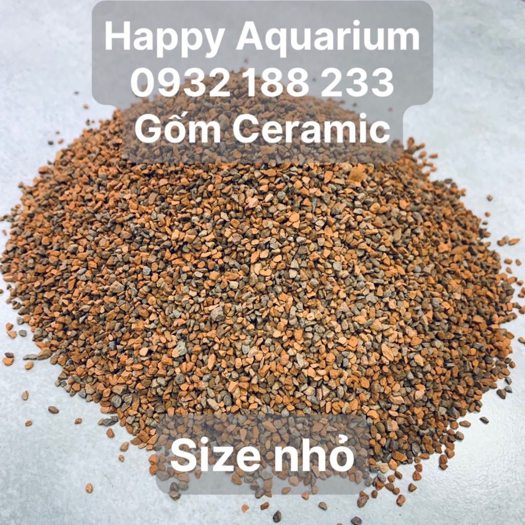 Gốm Ceramic, sạn gốm Ceramic trải nền hồ thủy sinh, hồ cá