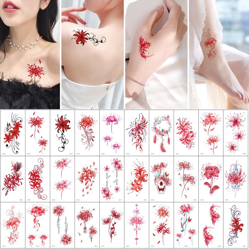 Hình Xăm pilu miếng dán xăm tatoo mini tạm thời chống nước giữ được 10- 15 ngày cực độc, đẹp giao ngẫu nhiên