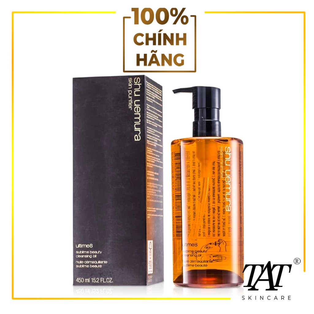 Dầu Tẩy Trang SHU Nâu 150,450ml - SHU UEMURA Ultime 8 Sublime Beauty Cleansing Oil