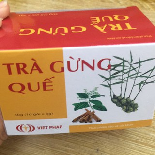 Trà gừng quế - hộp 10 gói x 3g